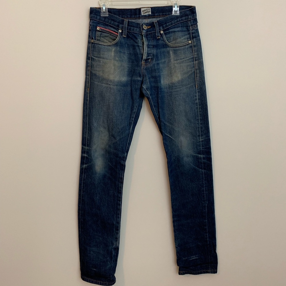 Naked & famous jeans skinny guy selvedge 32